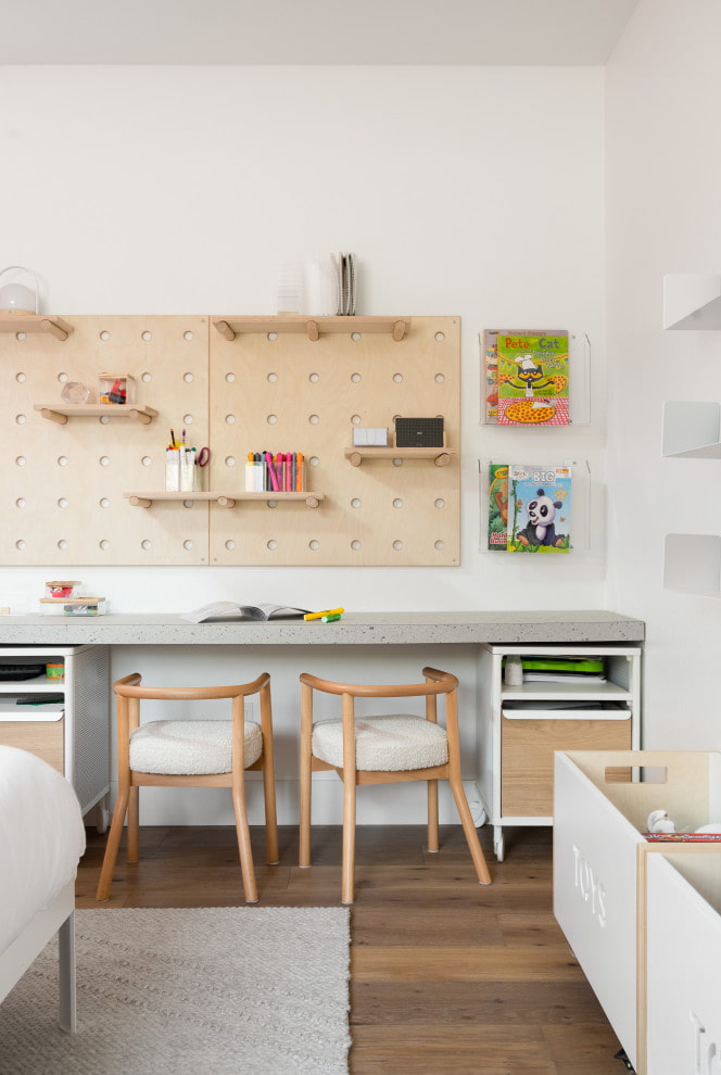 Chambre d'enfant de style scandinave