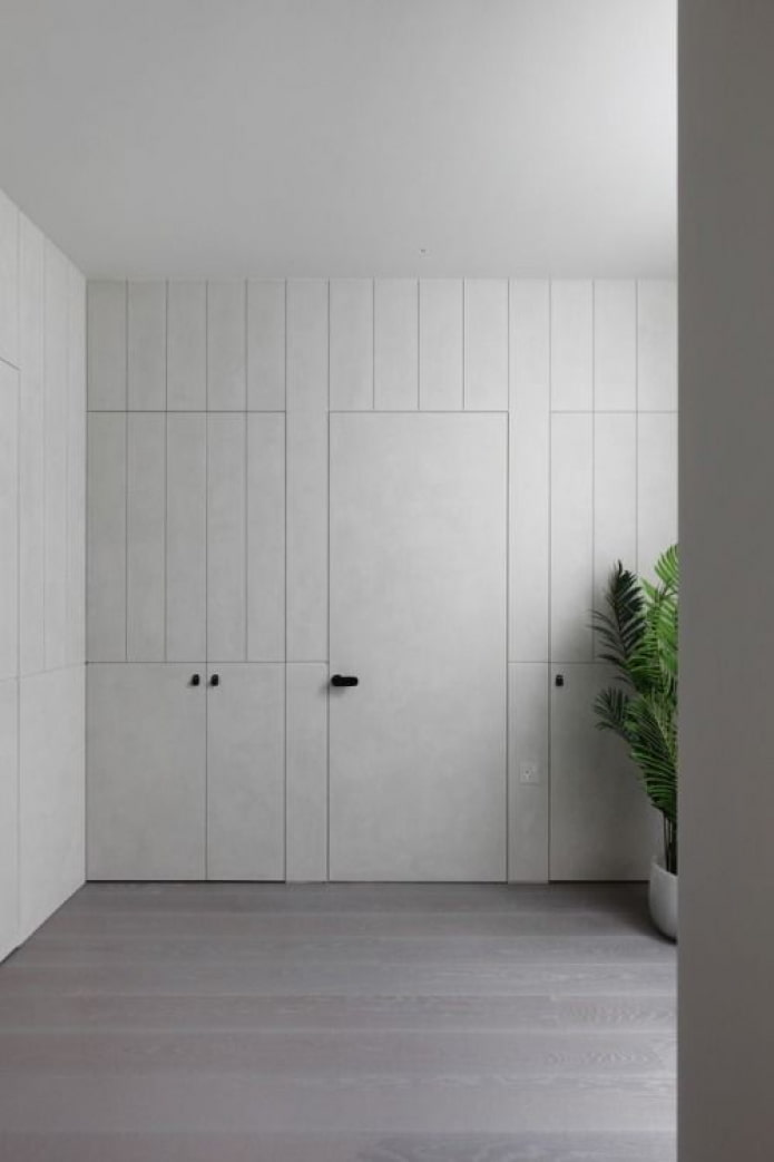 finition de portes cachées
