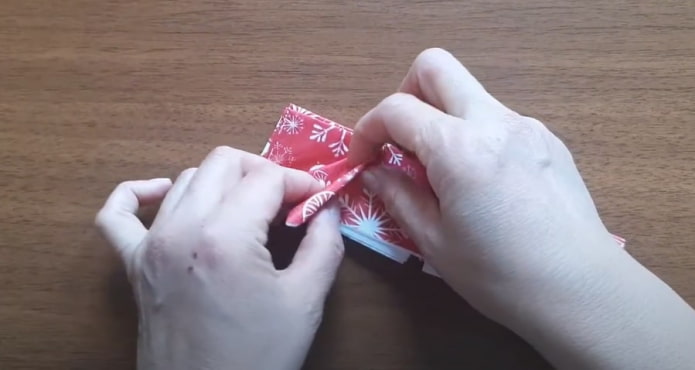 plier les coins restants