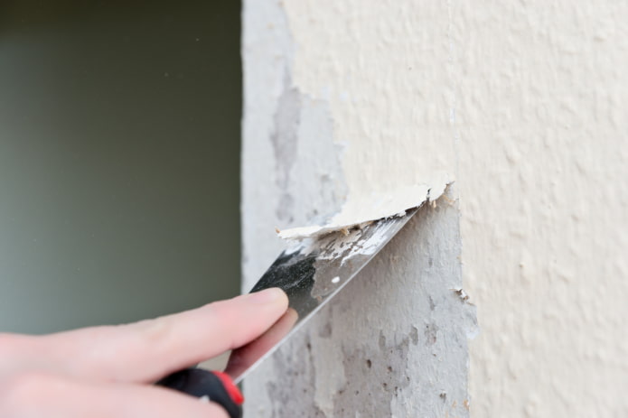 remove water-based paint