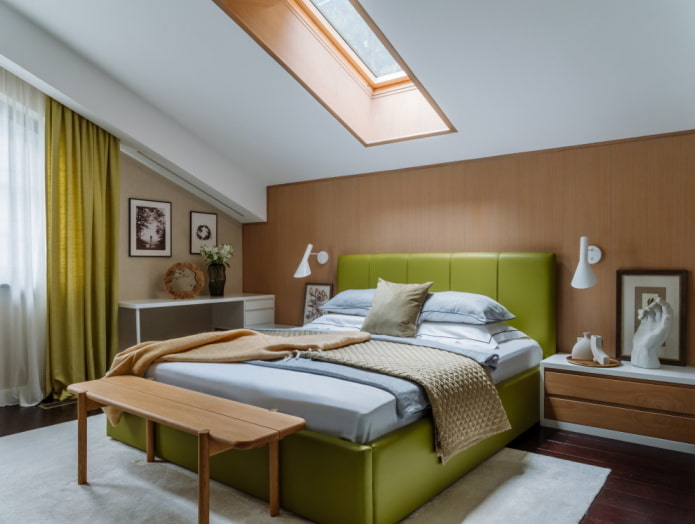 Rideaux assortis au lit