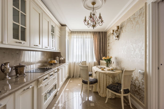 Cuisine beige classique