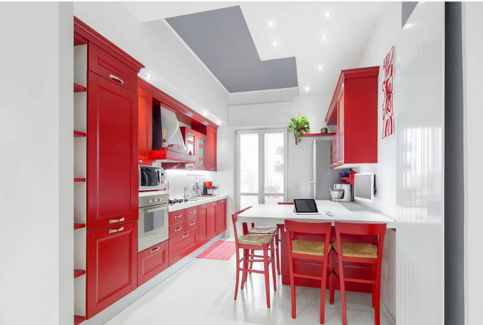 Combinaison de rouge