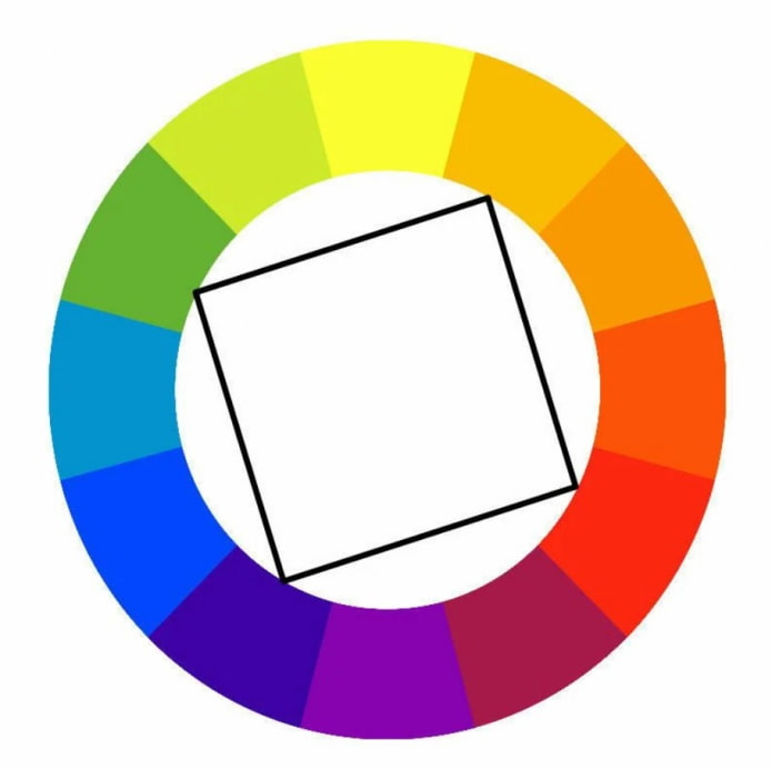 combinaison de couleurs carrée