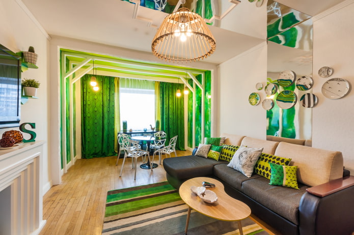 Vert à l'intérieur