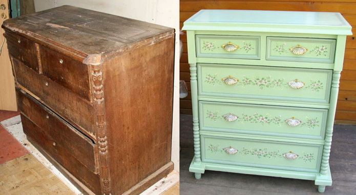 Restauration de commode