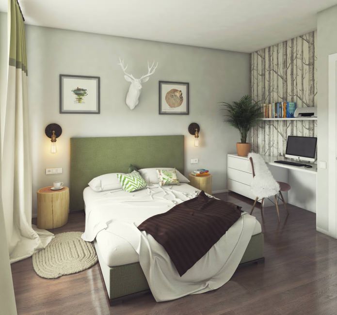 conception de chambre 13 m².