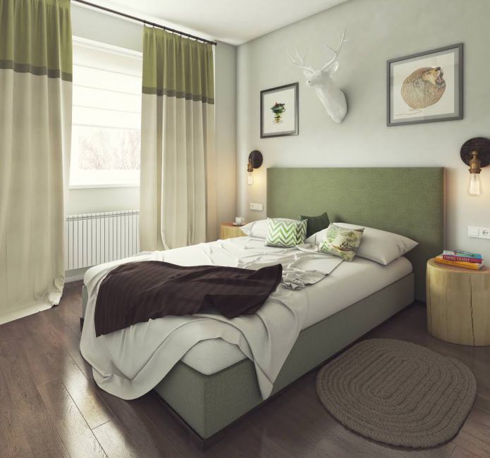 Chambre design 13 m².
