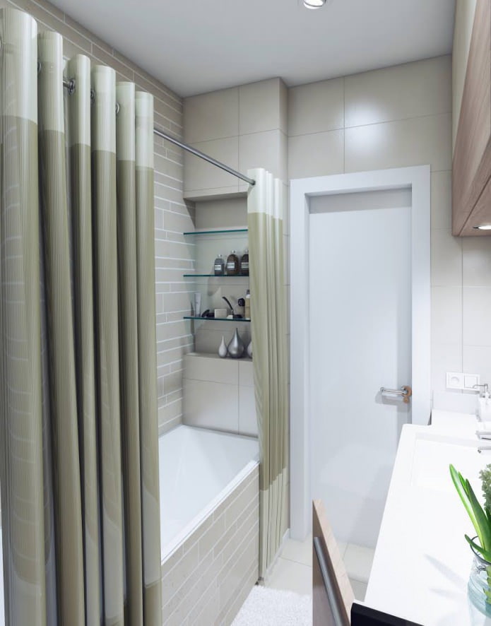 conception de salle de bain 3,2 m².