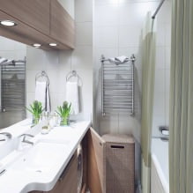 Conception moderne d'un appartement de deux pièces de 52 mètres carrés pour une famille avec deux enfants-0