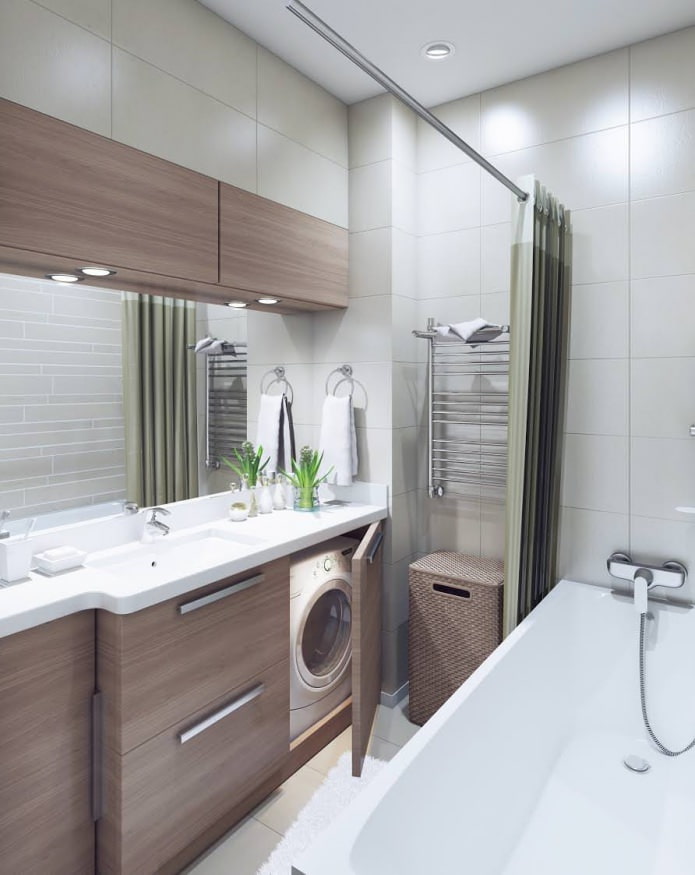 conception de salle de bain 3,2 m².