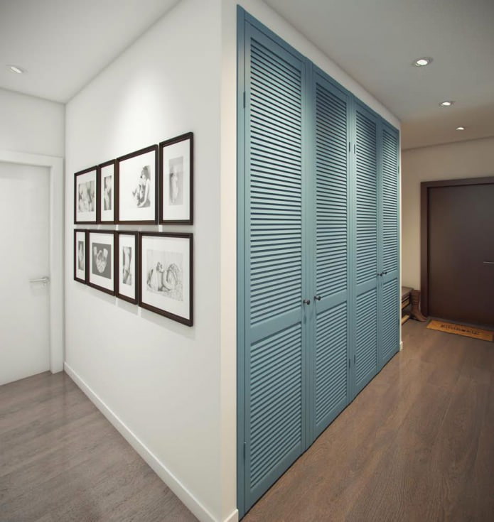 Aménagement d'un couloir dans un appartement de 52 m².