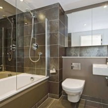 Intérieur de salle de bain dans un style moderne : 60 meilleures photos et idées de design-16