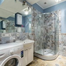 Intérieur de salle de bain dans un style moderne : 60 meilleures photos et idées de design-17