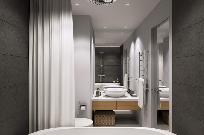 Salle de bain moderne design 4,7 m².