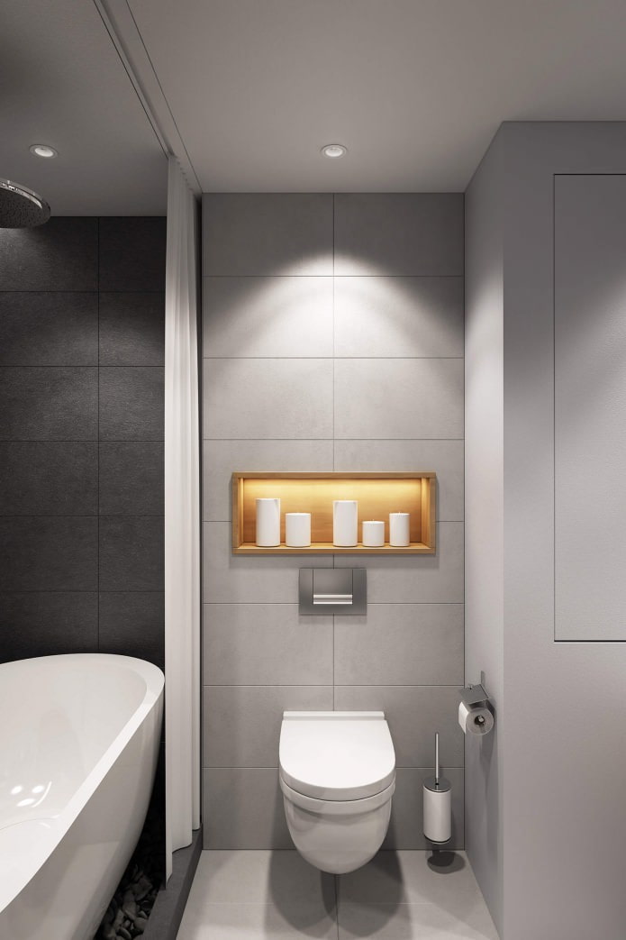 conception de salle de bains moderne 4,7 m².