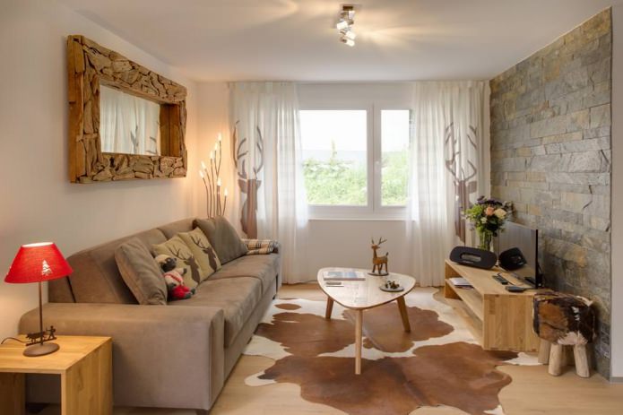 Salon de style écologique