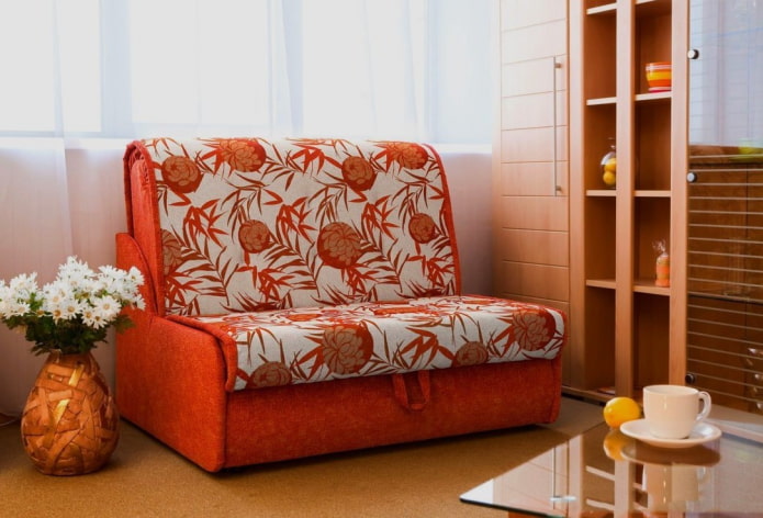 fauteuil-lit dans l'intérieur de la cuisine