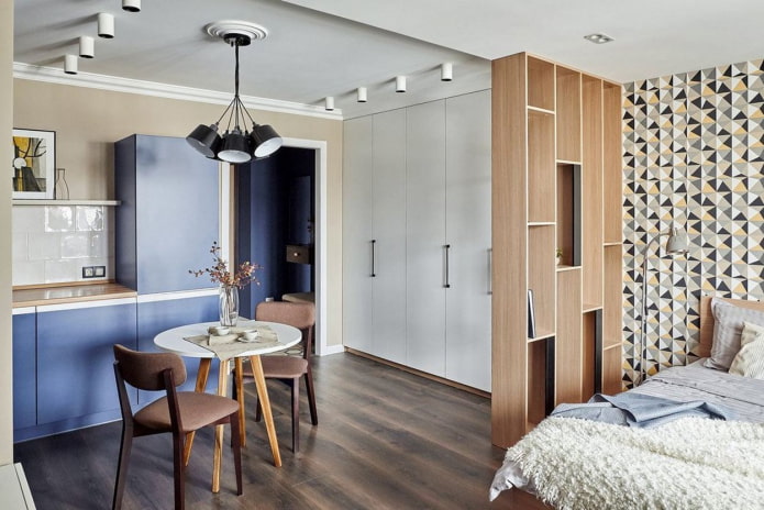 meubles dans le zonage Cuisine-chambre