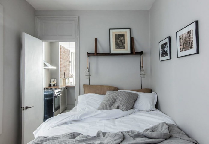 chambre scandinave blanche