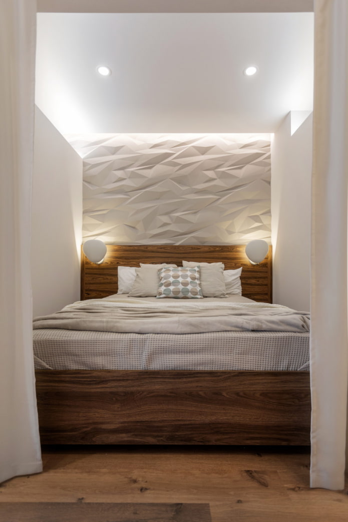 cloisons entre la chambre et le salon