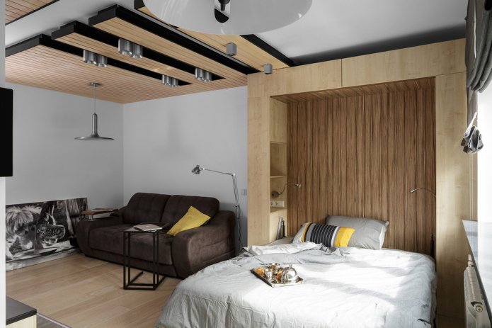 Meubles d'une chambre-salon combinée