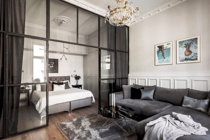conception d'une chambre-salon combinée