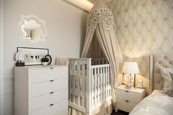 Espace enfants à l'intérieur de la chambre des parents