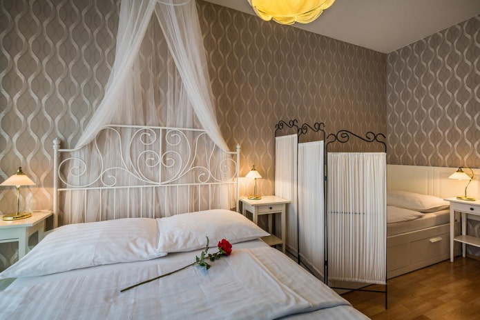 Zonage fonctionnel d'une chambre et d'une chambre d'enfant combinées