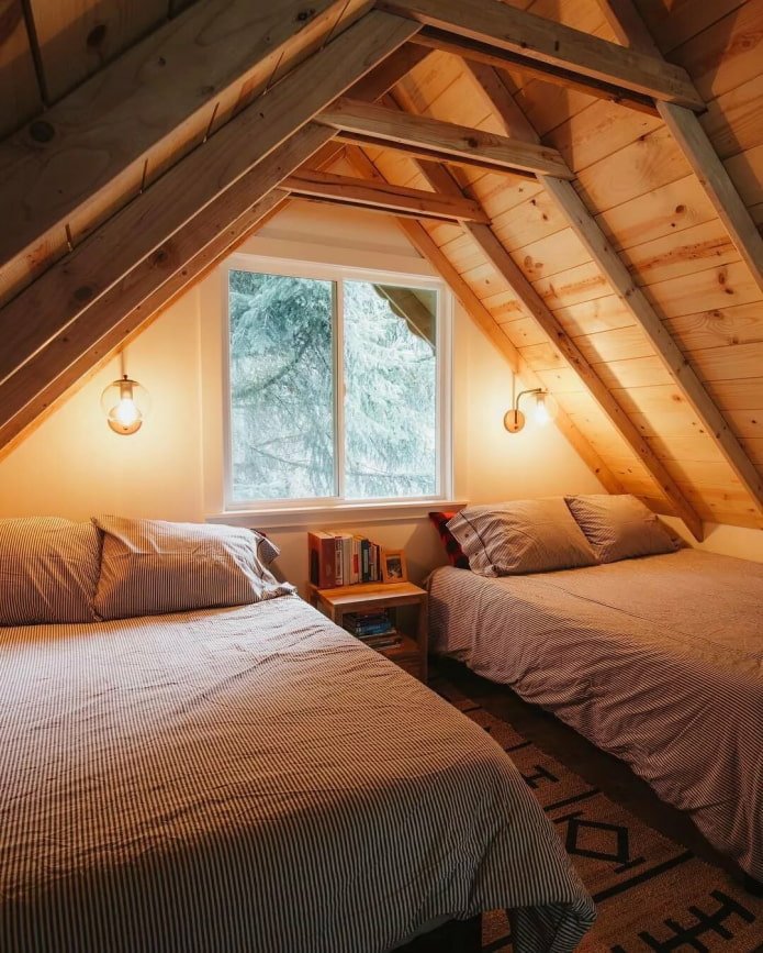 chambre douillette mansardée