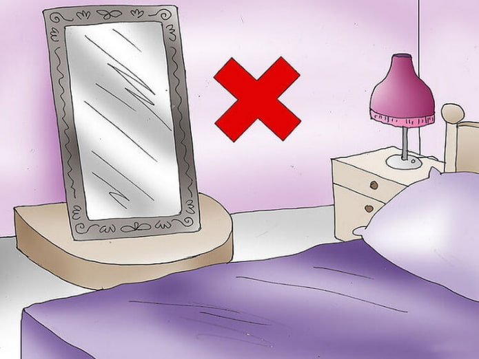 Miroir dans la chambre selon le Feng Shui