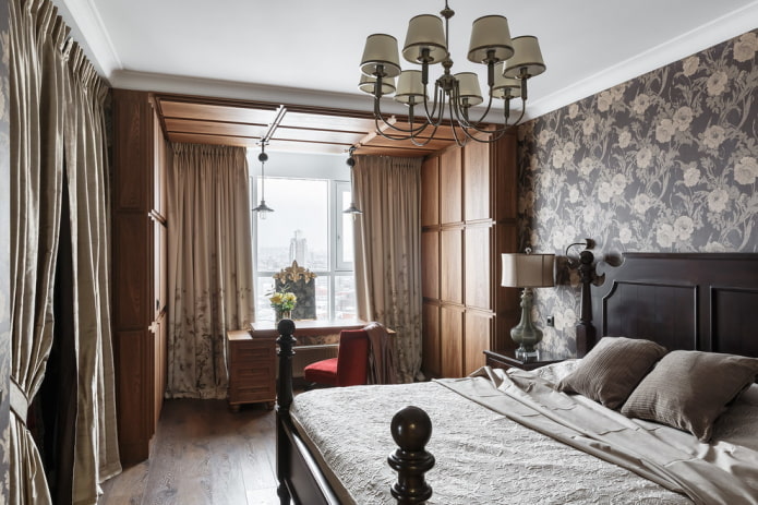 Zonage d'une chambre avec balcon