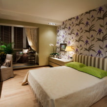 Design de chambre moderne avec balcon-4