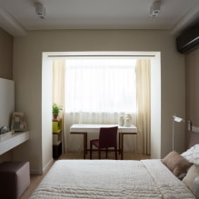Design de chambre moderne avec balcon-5