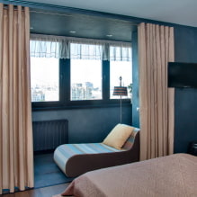 Design de chambre moderne avec balcon-6