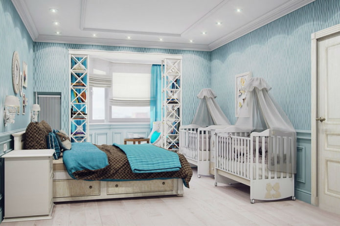 lit bébé dans la chambre