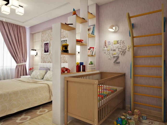 Lit bébé dans la chambre