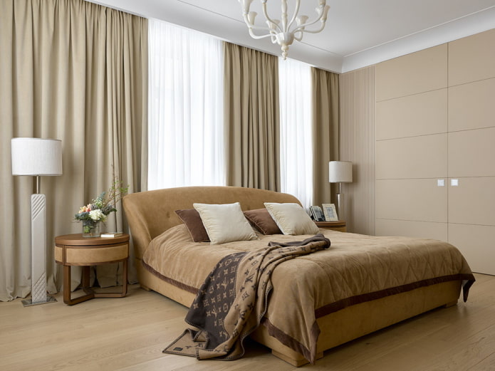 beige bedroom interior design