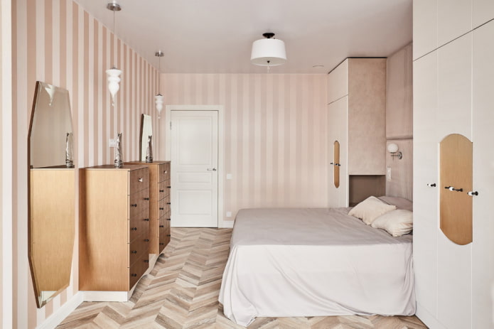 Meubles à l'intérieur d'une chambre beige