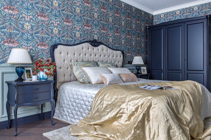 Décoration de chambre de style classique