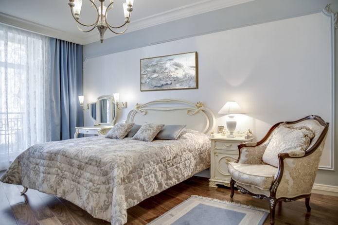meubles et accessoires de chambre de style classique
