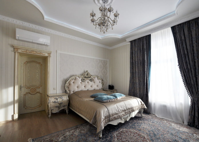 Décoration de chambre de style classique