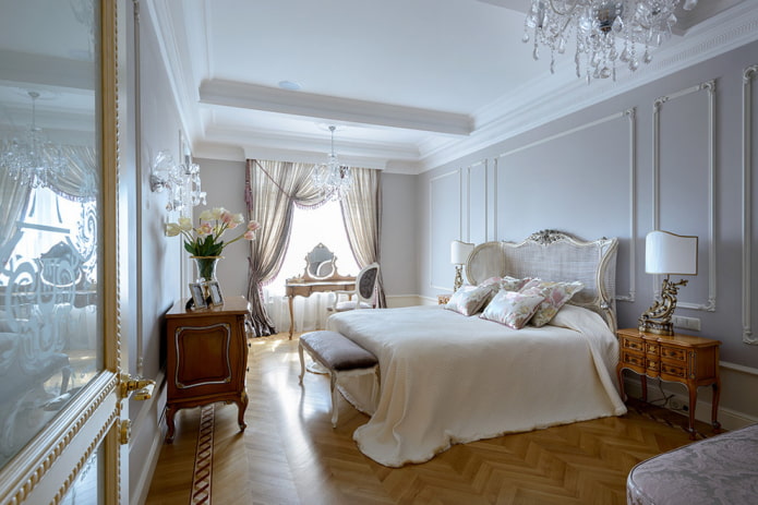 Décoration de chambre de style classique