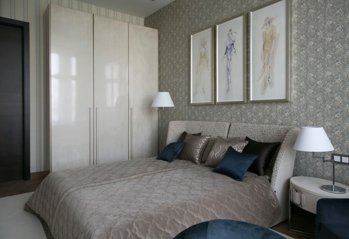 meubles pour une chambre grise