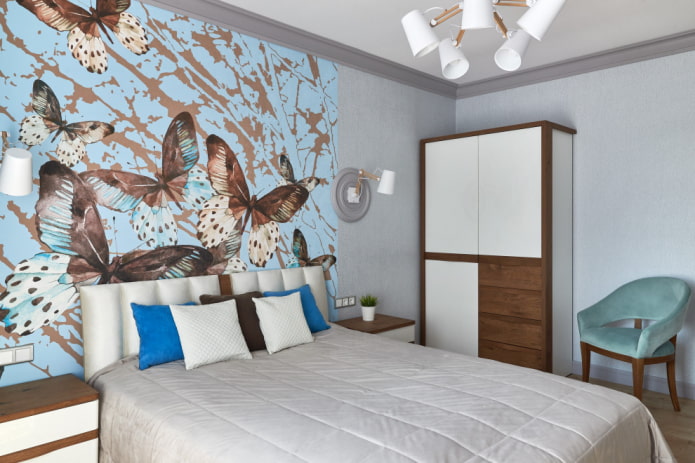 Décoration de chambre grise