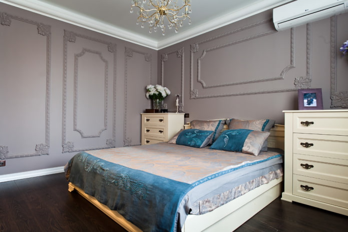 décoration intérieure d'une chambre grise
