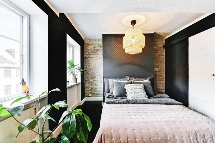 lustre élégant dans la chambre