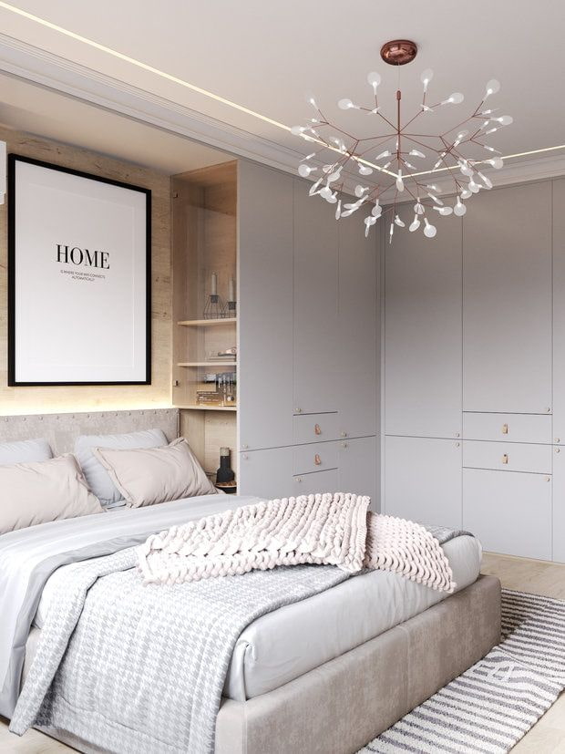 Système d'armoire dans la chambre
