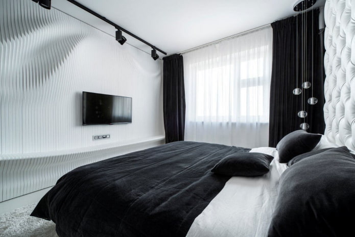 Décoration de chambre de style high-tech