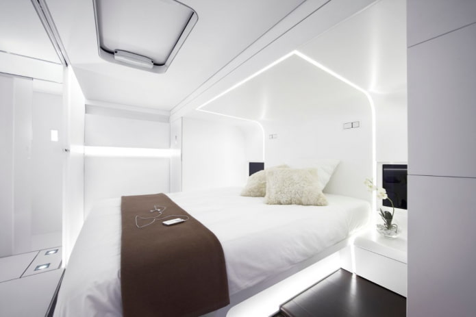 Chambre de style high-tech